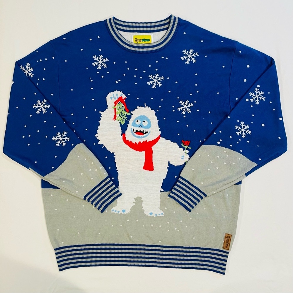 Tipsy Elves Romantic Bumble Sweater Mens 3XL Big And Tall Ugly Christmas Rudolph